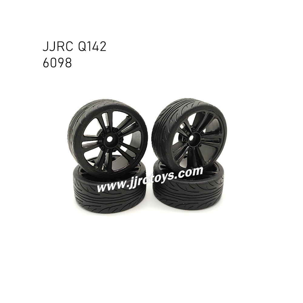 JJRC Q142 4WD RC Car Parts Flat Running Tire 6098 JJRC Q142 4WD RC Car Parts Flat Running Tire 6098