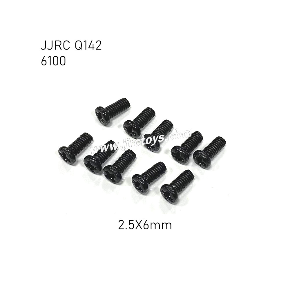 JJRC Q142 4WD RC Car Parts Screw 2.5X6KM 6100 JJRC Q142 4WD RC Car Parts Screw 2.5X6KM 6100