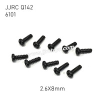 JJRC Q142 4WD RC Car Parts Screw 2.6X8PBH 6101