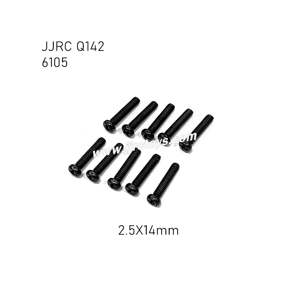 JJRC Q142 4WD RC Car Parts Screw 2.5X14BM 6105 JJRC Q142 4WD RC Car Parts Screw 2.5X14BM 6105