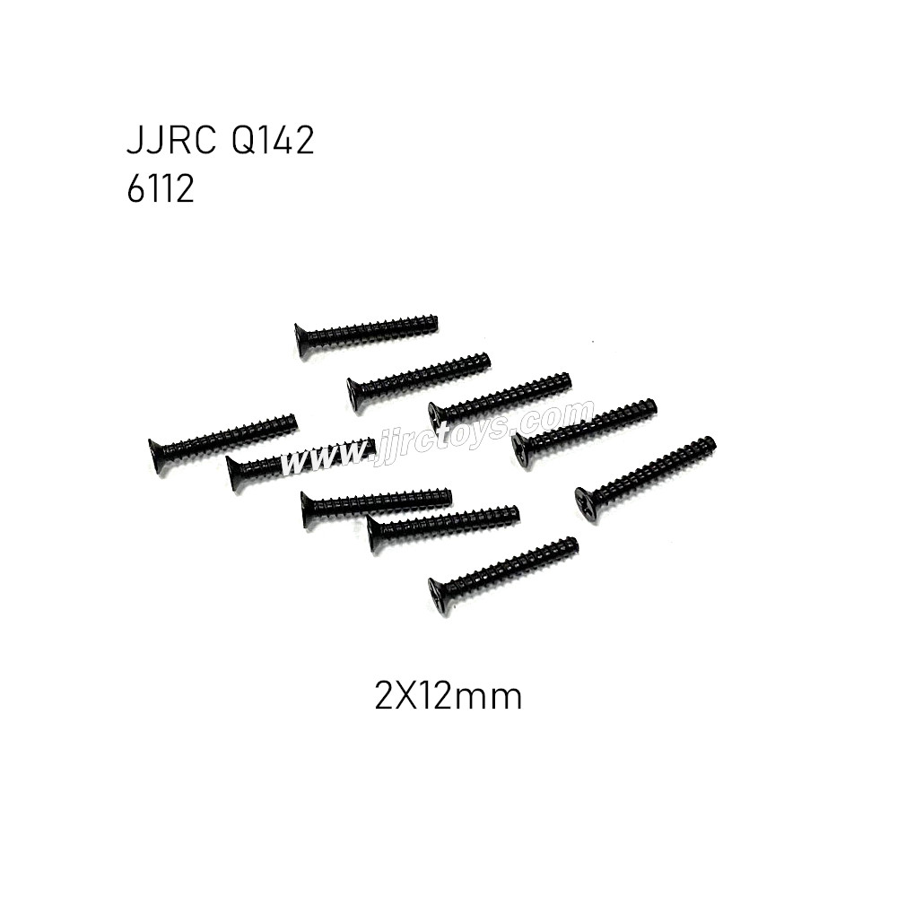 JJRC Q142 4WD RC Car Parts Screw 2X12KBH 6112 JJRC Q142 4WD RC Car Parts Screw 2X12KBH 6112