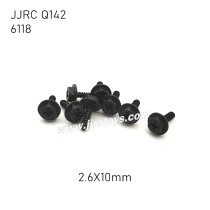 JJRC Q142 4WD RC Car Parts Flange Screw (2.6X10mm) 6118