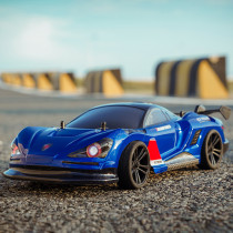 JJRC Q117E 1/16 Electric 4WD Drift Racing RC Car blue front