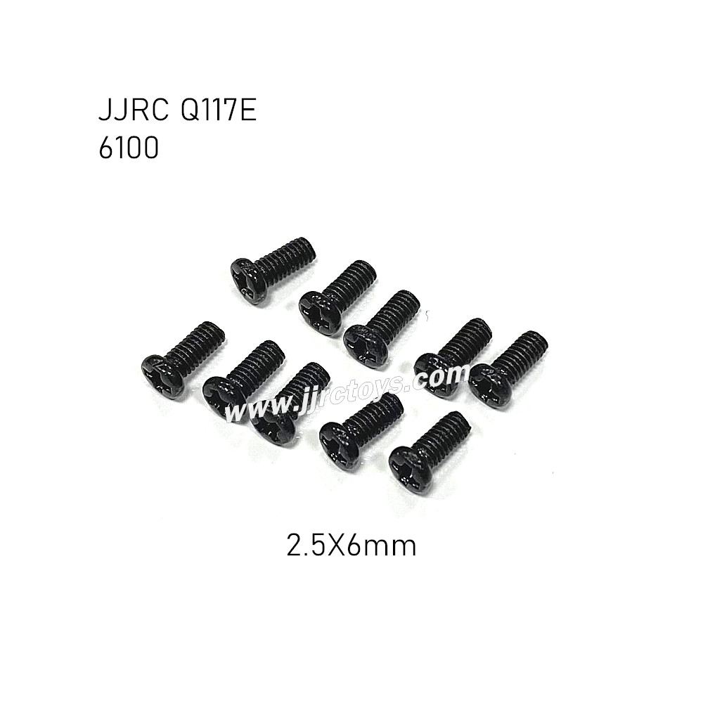 JJRC Q117E RC Car Parts Screw 2.5X6KM 6100 JJRC Q117E RC Car Parts Screw 2.5X6KM 6100