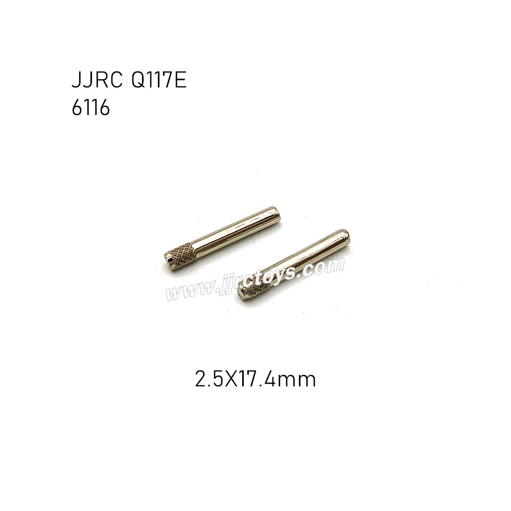 JJRC Q117E 1/16 RC Car Parts Rear Lower Swing Arm Shaft Pin (2.5X17.4mm) 6116 JJRC Q117E 1/16 RC Car Parts Rear Lower Swing Arm Shaft Pin (2.5X17.4mm) 6116