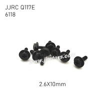 JJRC Q117E 1/16 RC Car Parts Flange Screw (2.6X10mm) 6118