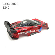 JJRC Q117E 1/16 RC Car Parts Body Shell 6240 red rear