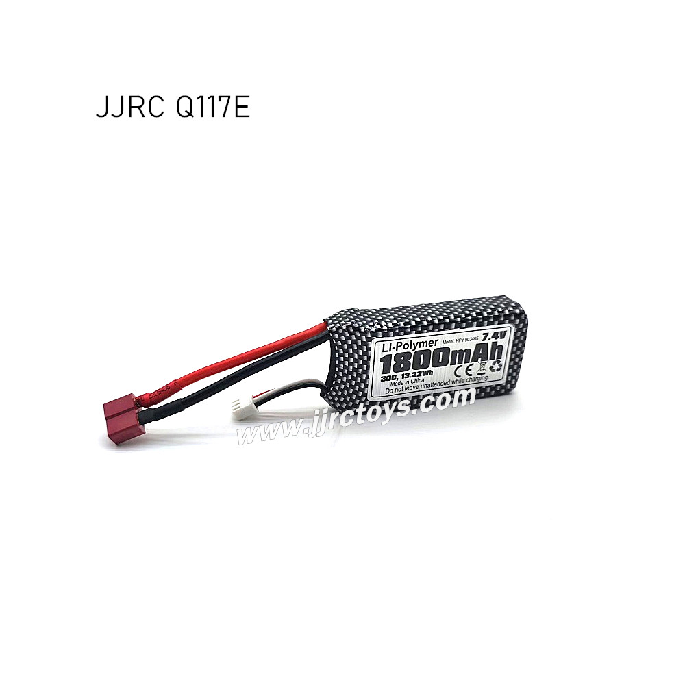 JJRC Q117E 1/16 RC Car Upgrade Parts 7.4V 1800mAh Battery JJRC Q117E 1/16 RC Car Upgrade Parts 7.4V 1800mAh Battery