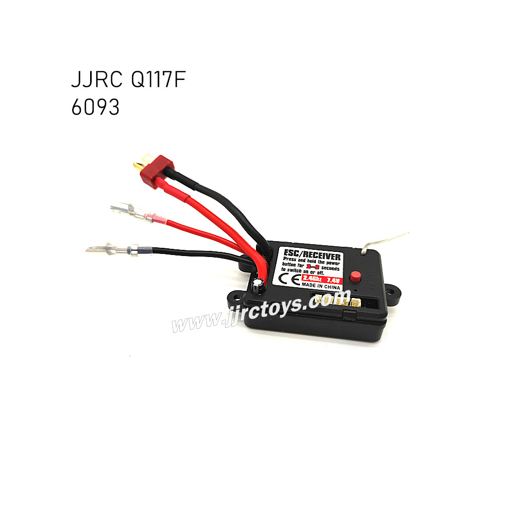 JJRC Q117F RC Car Parts 7.4V 30A ESC/Receiver 6093 JJRC Q117F RC Car Parts 7.4V 30A ESC/Receiver 6093