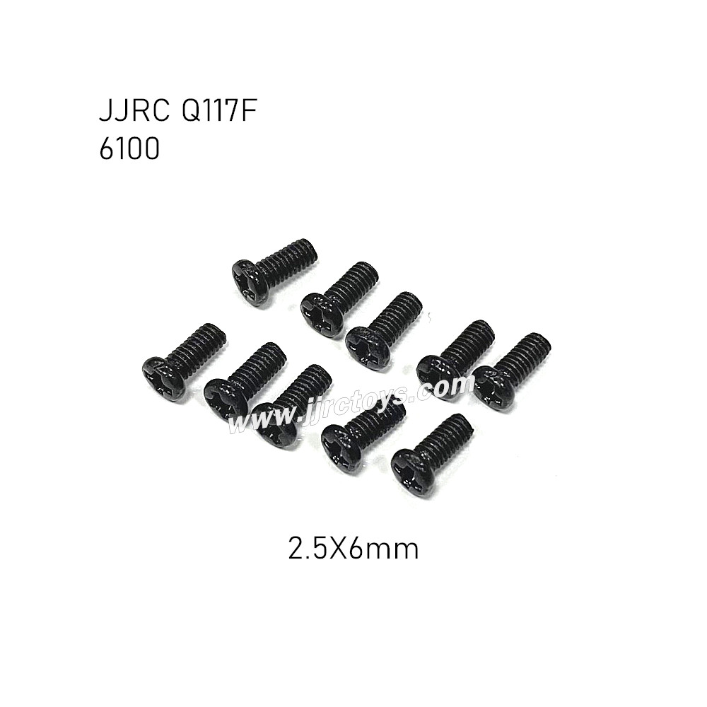 JJRC Q117F 1/16 RC Car Parts Screw 2.5X6KM 6100 JJRC Q117F 1/16 RC Car Parts Screw 2.5X6KM 6100