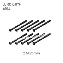 JJRC Q117F 1/16 RC Car Parts Screw 2.6X25PBH 6104