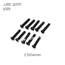 JJRC Q117F 1/16 RC Car Parts Screw 2.5X14BM 6105