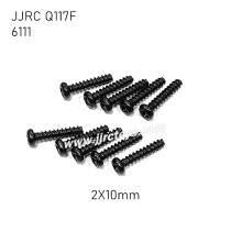 JJRC Q117F 1/16 RC Car Parts Screw 2X10PBH 6111