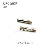 JJRC Q117F 1/16 RC Car Parts Rear Upper Swing Arm Shaft Pin 2.5X13.7mm 6115