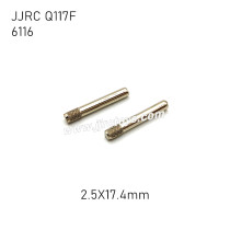 JJRC Q117F 1/16 RC Car Parts Rear Lower Swing Arm Shaft Pin 2.5X17.4mm 6116