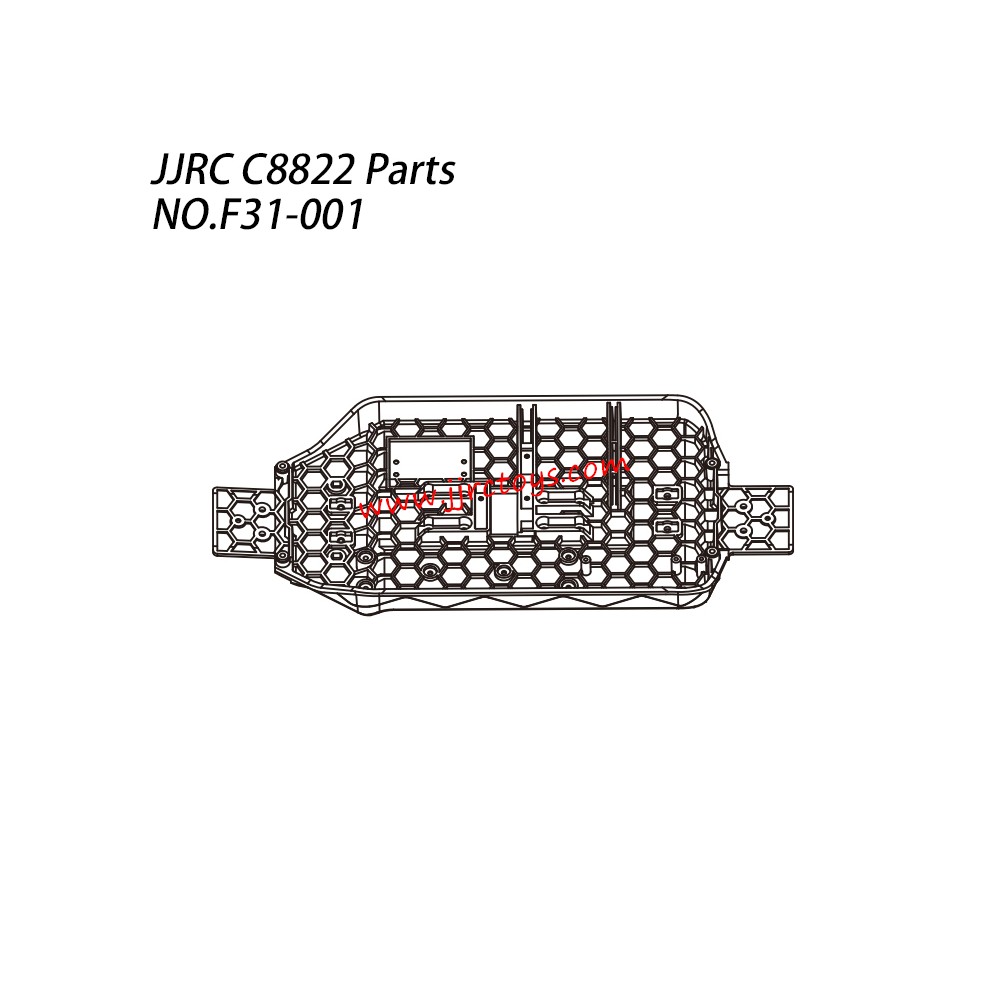 JJRC C8822 RC Car Parts Underbody NO.F31-001 JJRC C8822 RC Car Parts Underbody NO.F31-001