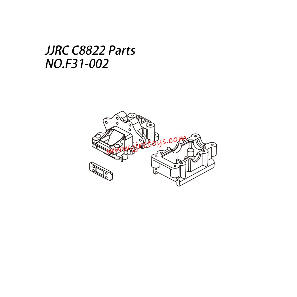 JJRC C8822 RC Car Parts Differential Gearbox Housing NO.F31-002 JJRC C8822 RC Car Parts Differential Gearbox Housing NO.F31-002
