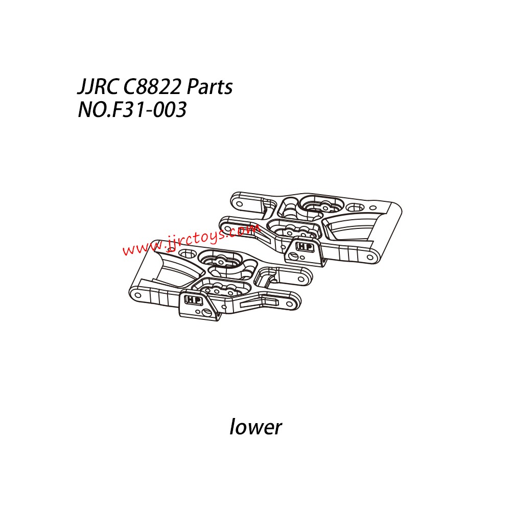 JJRC C8822 RC Car Parts F31 Lower Swing Arm NO.F31-003 JJRC C8822 RC Car Parts F31 Lower Swing Arm NO.F31-003