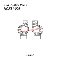 JJRC C8822 RC Car Parts Front Wheel Block NO.F31-006