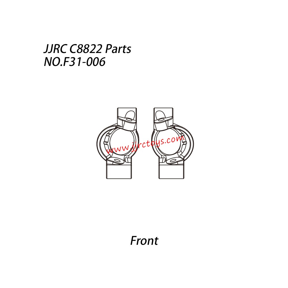 JJRC C8822 RC Car Parts Front Wheel Block NO.F31-006 JJRC C8822 RC Car Parts Front Wheel Block NO.F31-006