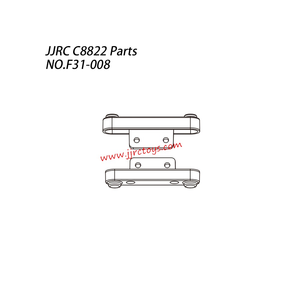 JJRC C8822 RC Car Parts Suspension Brances Mount NO.F31-008 JJRC C8822 RC Car Parts Suspension Brances Mount NO.F31-008