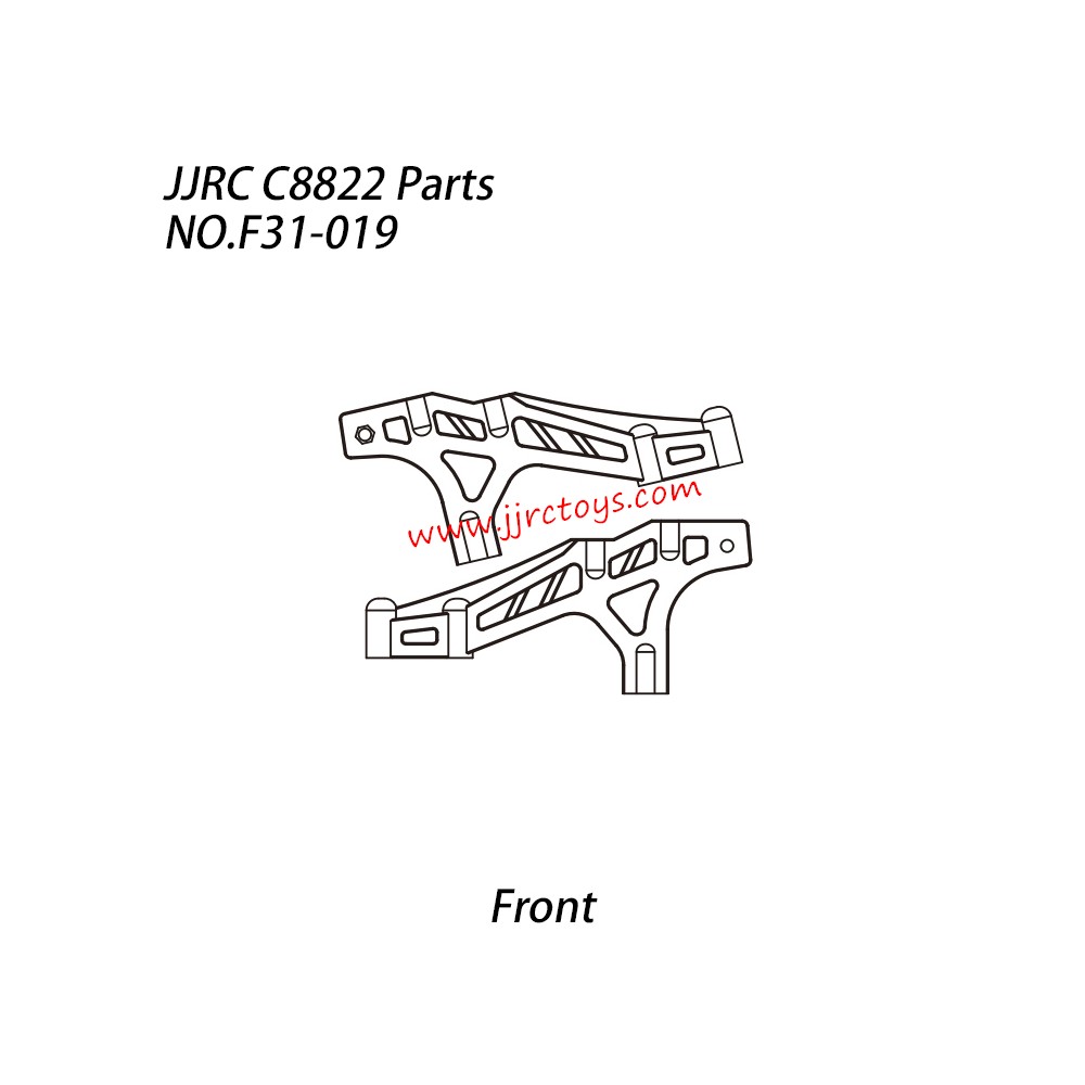 JJRC C8822 RC Car Parts Underbody Front Support Frame NO.F31-019 JJRC C8822 RC Car Parts Underbody Front Support Frame NO.F31-019