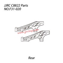JJRC C8822 RC Car Parts Underbody Rear Support Frame NO.F31-020