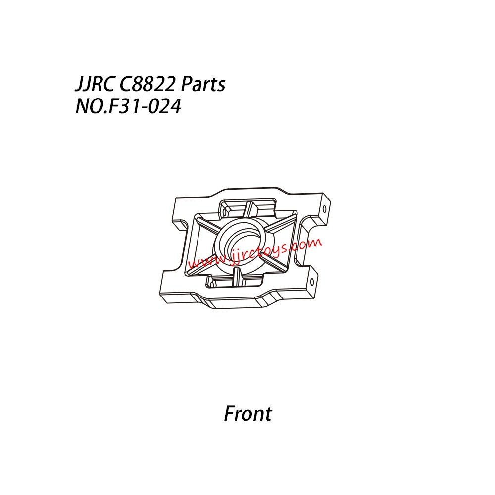 JJRC C8822 RC Car Parts Center Differential Front Plate NO.F31-024