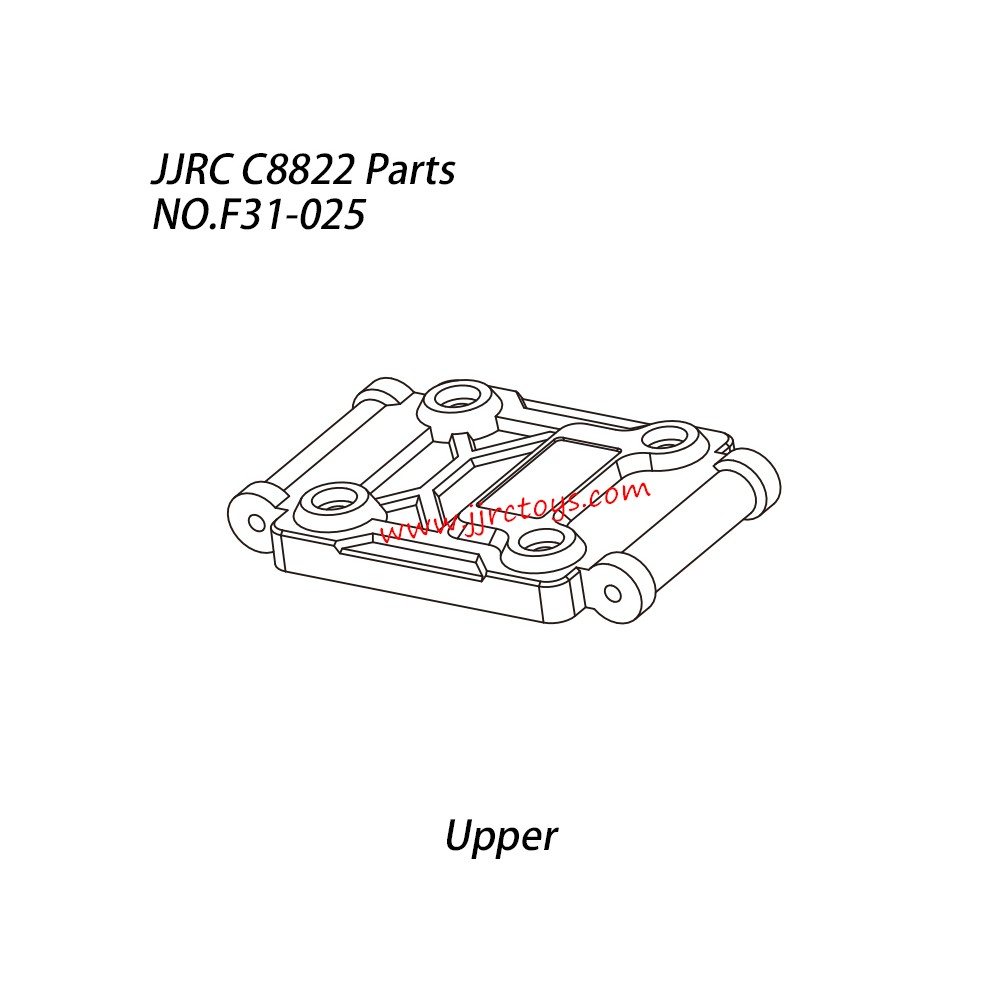 JJRC C8822 RC Car Parts Center Differential Upper Cover Plate NO.F31-025 JJRC C8822 RC Car Parts Center Differential Upper Cover Plate NO.F31-025