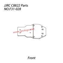 JJRC C8822 RC Car Parts Underbody Front Aluminum Sheet NO.F31-028