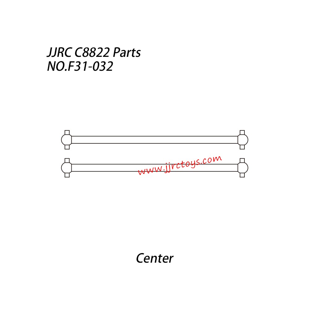 JJRC C8822 RC Truck Parts Center Drive Shaft NO.F31-032 JJRC C8822 RC Truck Parts Center Drive Shaft NO.F31-032