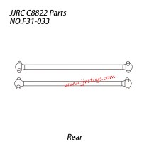 JJRC C8822 RC Truck Parts F31 Rear Wheel Drive Shaft NO.F31-033