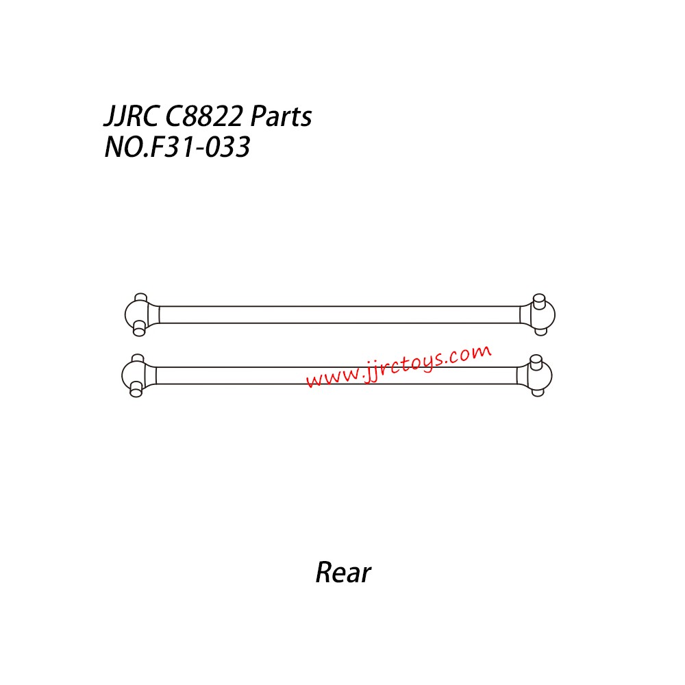 JJRC C8822 RC Truck Parts F31 Rear Wheel Drive Shaft NO.F31-033 JJRC C8822 RC Truck Parts F31 Rear Wheel Drive Shaft NO.F31-033