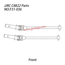 JJRC C8822 RC Truck Parts F31 Front Wheel Cvd Drive Shaft NO.F31-036
