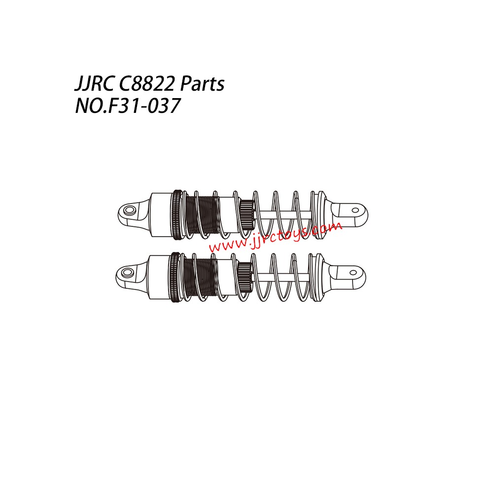 JJRC C8822 RC Truck Parts Hydraulic Shock Absorber NO.F31-037