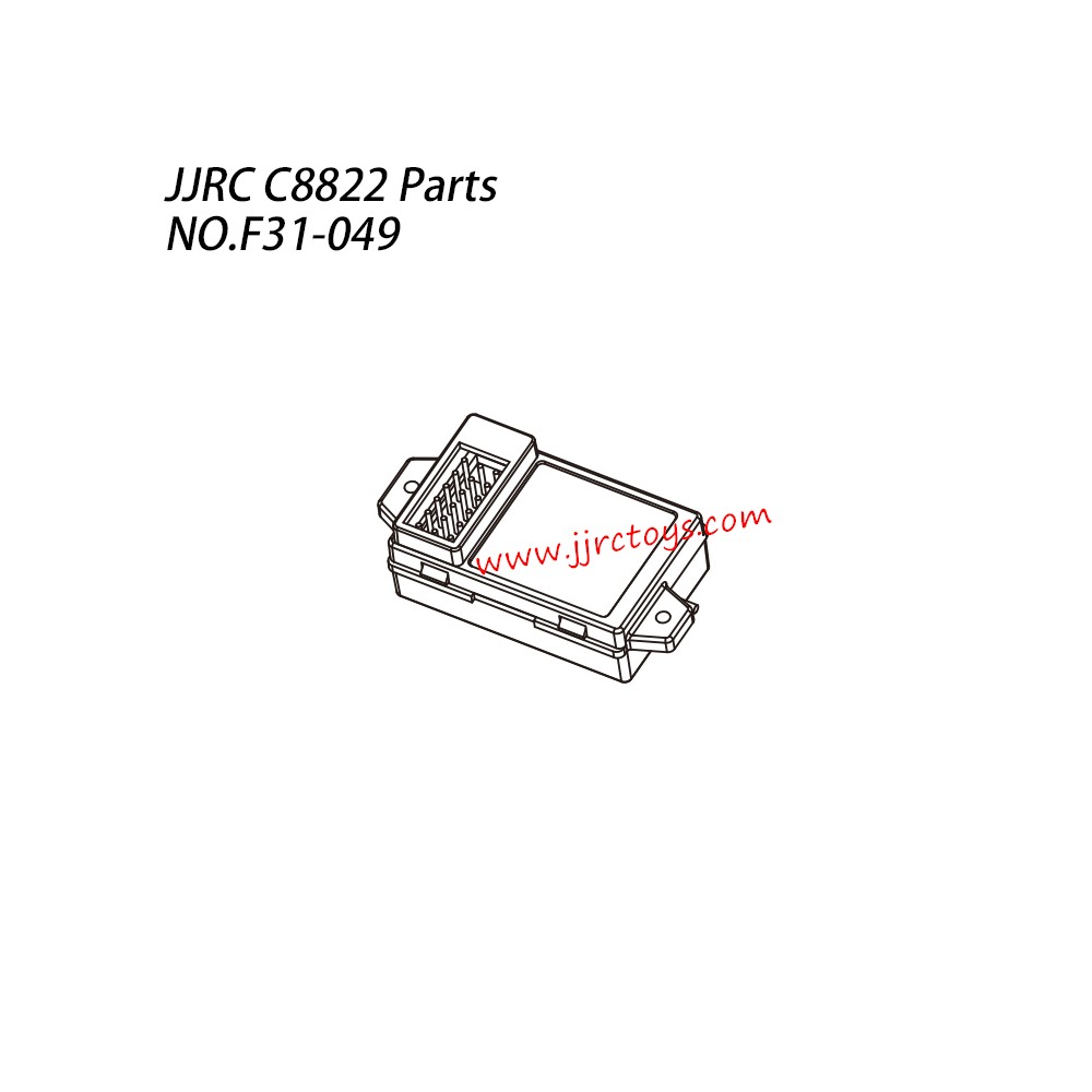 JJRC C8822 RC Truck Parts Dumbo P6f Receiver NO.F31-049