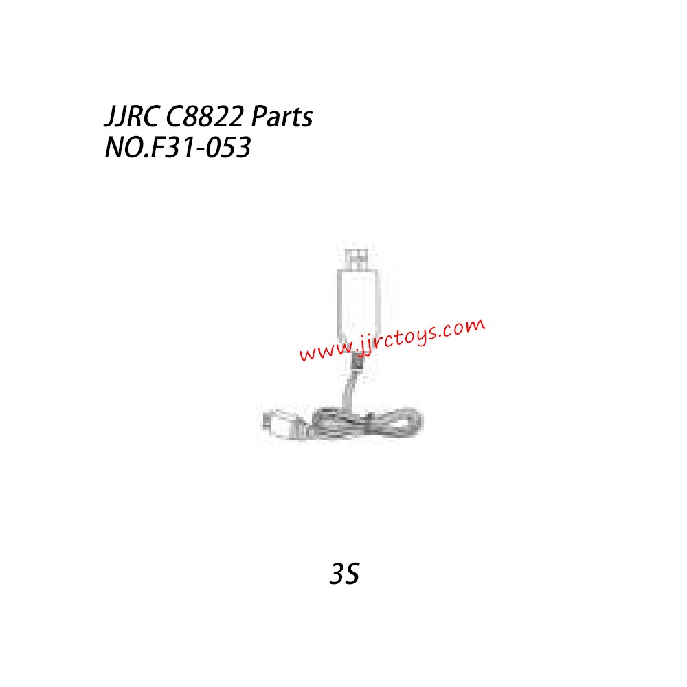JJRC C8822 Parts 3S USB Charger NO.F31-053 JJRC C8822 Parts 3S USB Charger NO.F31-053