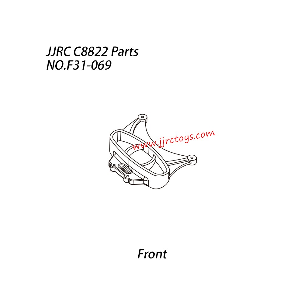 JJRC C8822 RC Truck Parts Front Bumper Ring NO.F31-069