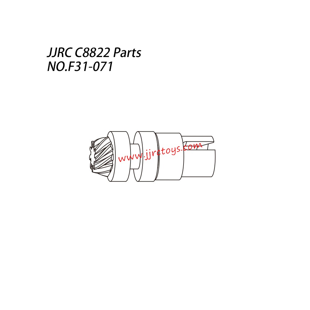 JJRC C8822 RC Truck Parts Main Drive Gear Assembly NO.F31-071 JJRC C8822 RC Truck Parts Main Drive Gear Assembly NO.F31-071