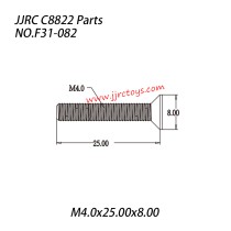 JJRC C8822 Parts Hexagon Socket Head Cap Screw (M4.0x25.00x8.00) NO.F31-082