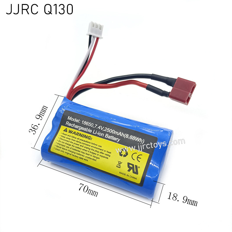 JJRC Q130 RC Truck Parts 18650 7.4v 2500mAh Battery JJRC Q130 RC Truck Parts 18650 7.4v 2500mAh Battery