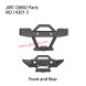 JJRC C8802 Parts Front and Rear Bumper Assembly 14301-5