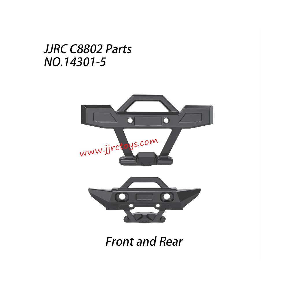 JJRC C8802 Parts Front and Rear Bumper Assembly 14301-5 JJRC C8802 Parts Front and Rear Bumper Assembly 14301-5