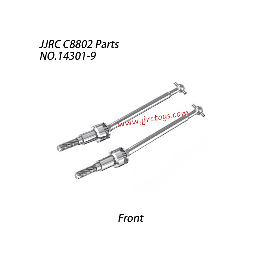 JJRC C8802 Parts Metal Front Wheel Drive Shafts and Wheel Shafts 14401-9 JJRC C8802 Parts Metal Front Wheel Drive Shafts and Wheel Shafts 14401-9