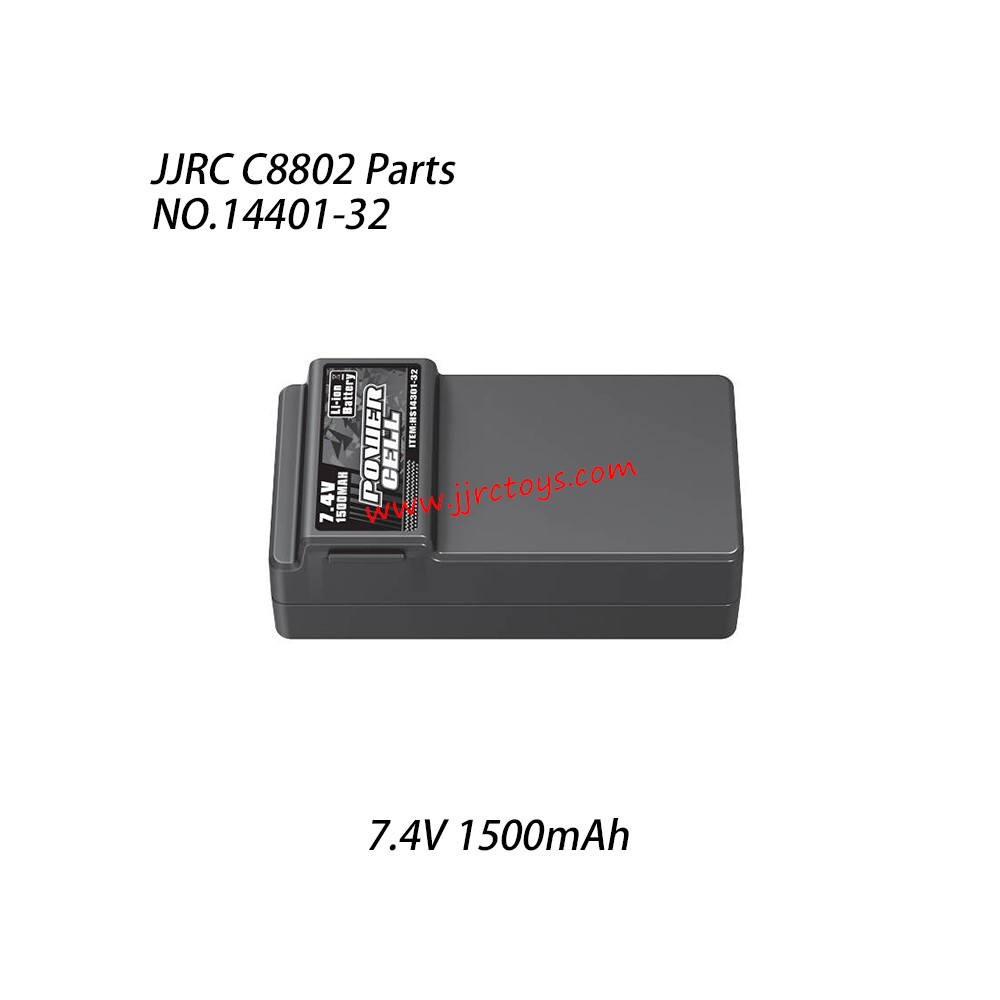 JJRC C8802 RC Car Parts Li-ion Battery Pack (7.4V 1500mAh) 14401-32 JJRC C8802 RC Car Parts Li-ion Battery Pack (7.4V 1500mAh) 14401-32