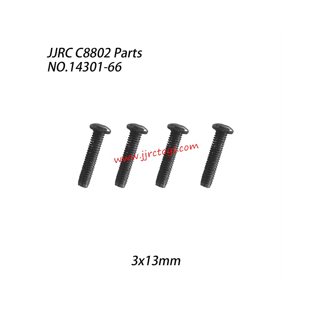 JJRC C8802 RC Truck Parts Countersunk Machine Screws 3*13mm 14301-66 JJRC C8802 RC Truck Parts Countersunk Machine Screws 3*13mm 14301-66