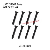 JJRC C8802 RC Truck Parts Round Head 2.3*13mm 14301-61