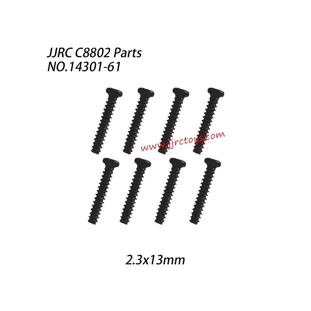 JJRC C8802 RC Truck Parts Round Head 2.3*13mm 14301-61 JJRC C8802 RC Truck Parts Round Head 2.3*13mm 14301-61