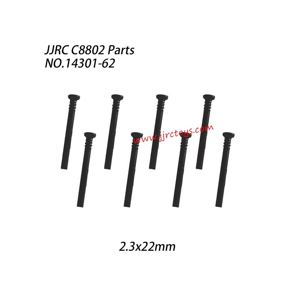 JJRC C8802 RC Truck Parts Round Head 2.3*22mm 14301-62 JJRC C8802 RC Truck Parts Round Head 2.3*22mm 14301-62