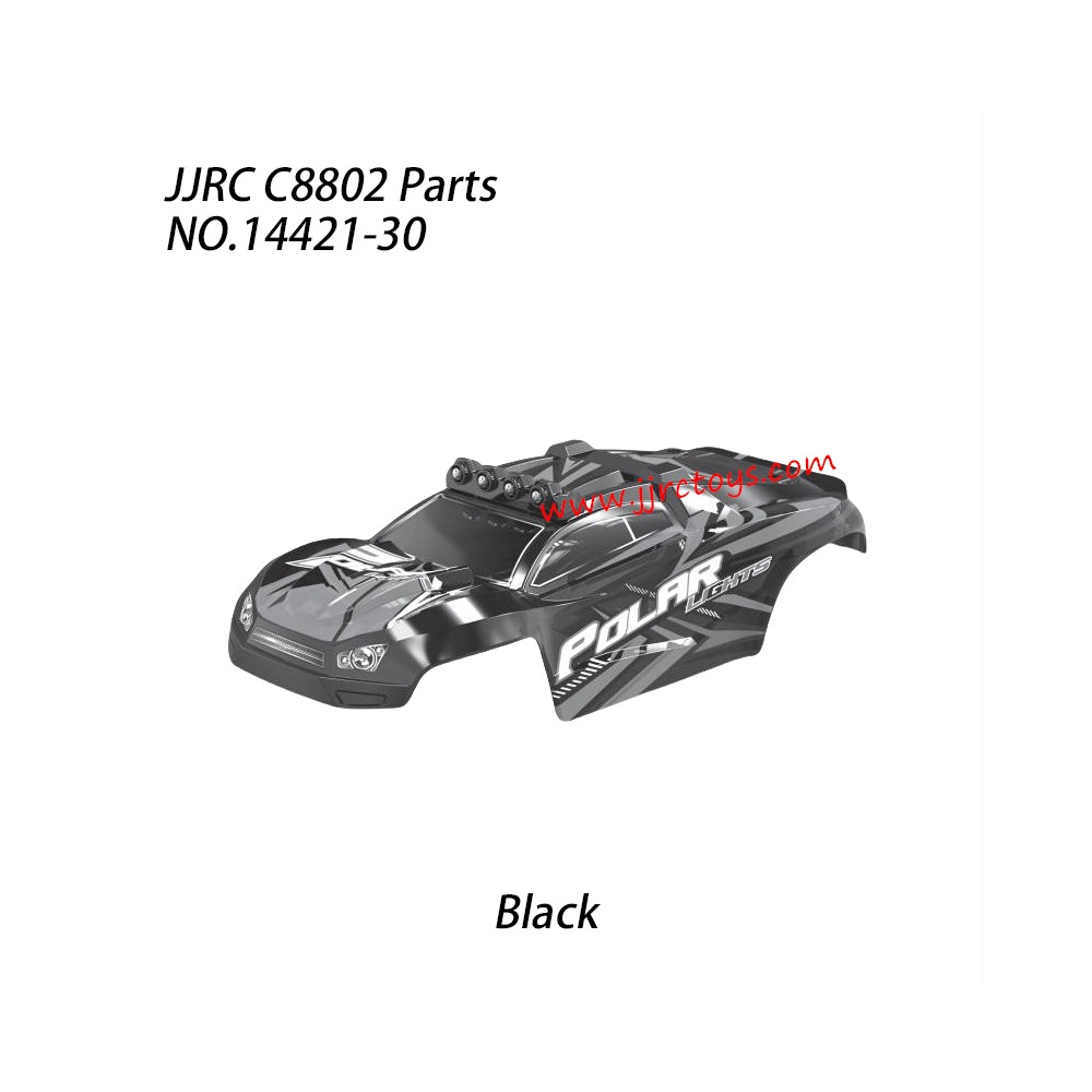 JJRC C8802 Parts Brushless Hurricane Shell (Black) 14421-30 JJRC C8802 Parts Brushless Hurricane Shell (Black) 14421-30